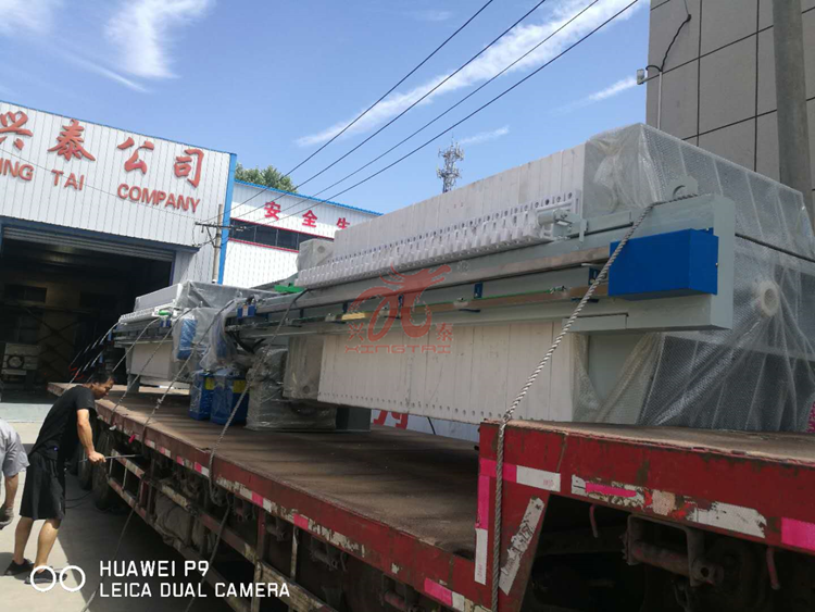 恭喜中山客戶壓濾機(jī)順利發(fā)貨！